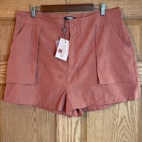 MISSGUIDED *NWT* Twill Utility Shorts - Picture 8 of 12